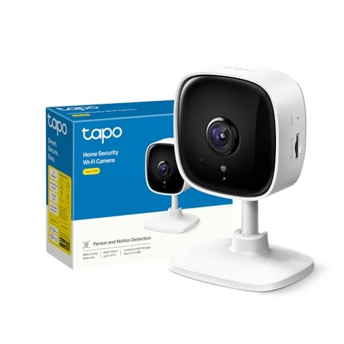 Oferta limitada: Tapo – Cámara de vigilancia Wi-Fi de Interior 1080P, para bebés y Mascotas, visión Nocturna, detección de Movimiento, Audio bidireccional, Almacenamiento en SD, Compatible con Alexa, Blanco de 27.99 EUR a 19.99 EUR (ahorro 29%)