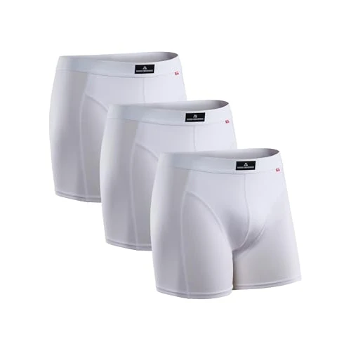 Offerta a tempo: DANISH ENDURANCE Boxer Uomo Cotone Elasticizzato, Boxer a Pantaloncino Comodi e Traspiranti, Cuciture Piatte, con o Senza Patta Frontale, 3 Paia - 45% da 35.95 € a 19.95 €