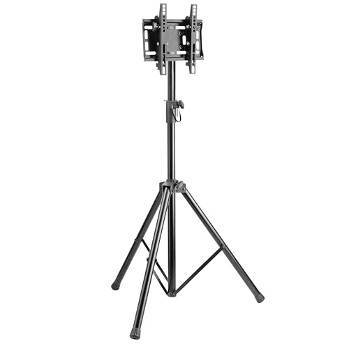 Begrenztes Angebot: RICOO TV Boden-Ständer Fernseher Halterung Höhenverstellbar Neigbar für 32-55 Zoll Tripod Stativ Fernsehhalterung FS0822 Dreifuß Fernseh-Stand Standfuß Smart Bildschirm bis 35 Kg & VESA 200x200 von 60.19 EUR auf 43.34 EUR (Rabatt 28%)