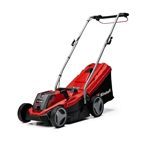 Offerta a tempo: Einhell GE-CM 18/33 Li - Kit (1x4,0Ah) Tagliaerba a batteria Power X-Change (18 V, 4,0 Ah, taglio 33 cm, raccolta 30 L, ruote ant. 150 mm, post. 180 mm, incl. batteria da 4 Ah e caricabatteria) - 37% da 234.95 € a 147.35 €