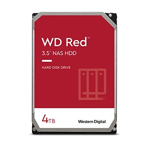 Offerta a tempo: WD RED Unità Interna per NAS da 4 TB, 5400 Giri/Min, SATA 6 Gb/s, SMR, 256 MB di Cache, 3.5", Hard disk meccanico - 0.00% da 245.00 € a 245.00 €