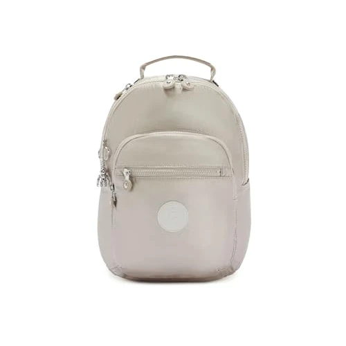 Limited-time offer: Kipling SEOUL S Small Backpack, Metallic Glow (Silver) from 54.27 GBP to 54.27 GBP (save 0%)