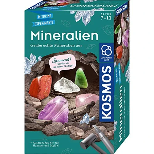 Oferta limitada: Kosmos 657901 - Kit de excavación, minerales, con Martillo y cincel, 5 Piedras fascinantes, Kit de experimentación para niños a Partir de 7 años sobre geología de 15.12 € a 15.12 € (ahorro 0.00%)