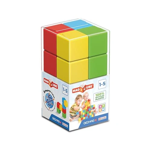 Limited-time offer: Geomag Magicube 54 Green | Magnetic Toys | Toddler Magnets | STEM-endorsed Educational Building Cube Set for Creativity and Early Learning Fun | Swiss-made | 8 pieces |Ages 1-5 from 21.36 £ to 19.99 £ (save 6%)