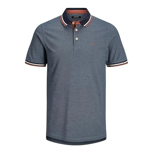 Offerta a tempo: JACK & JONES Jjepaulos Polo Ss Noos Maglietta, Denim Blue, S Uomo - 49% da 29.99 € a 15.40 €