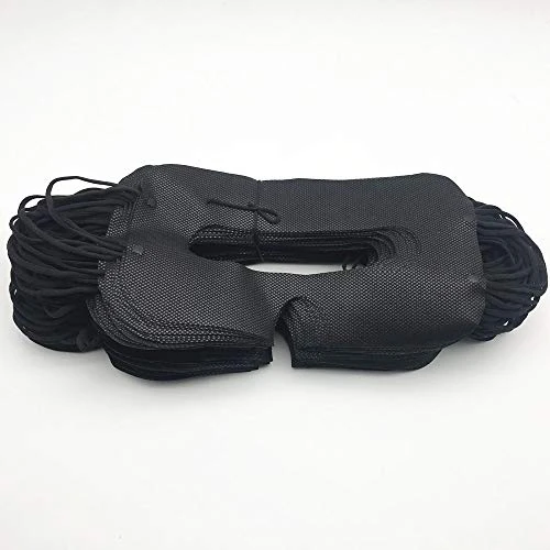100 Pack Disposable VR Mask Sanitary VR Eye Covers Universal Sanitary VR Mask for VR Face Mask Compatible with HTC Vive Pro/PS VR/Gear VR/Oculus Rift Go e altre cuffie VR (Black)