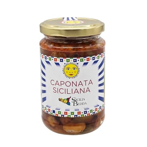 Sicilia Bedda - Caponata Siciliana in Olio Extravergine d' Oliva Gr. 300