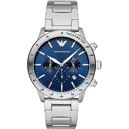 Offerta a tempo: Emporio Armani Orologio Uomo, movimento cronografo, cassa 43 mm in acciaio inossidabile con bracciale in acciaio inossidabile, AR11306 - 0.00% da 263.20 € a 263.20 €