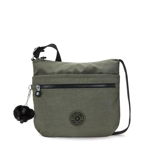 Kipling Arto Bandolera Mediana, Green Moss (Verde)