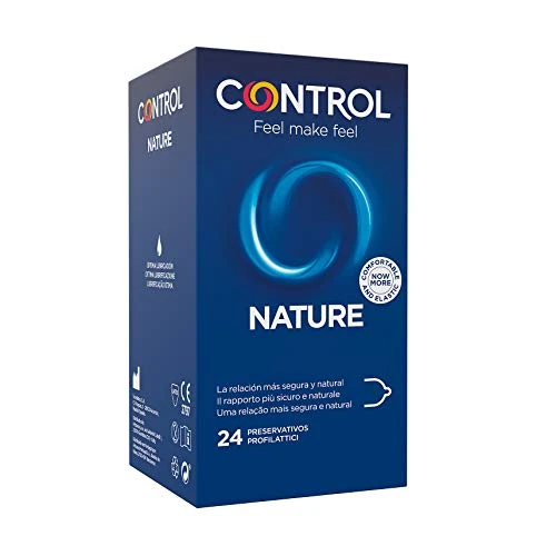Oferta limitada: Control Preservativos Nature. Caja de 24 Condones para un Placer Natural, Lubricados, Sexo Seguro. Disfruta de unos Preservativos con Ajuste Perfecto para una Relación Segura. de 12.55 EUR a 9.79 EUR (ahorro 22%)