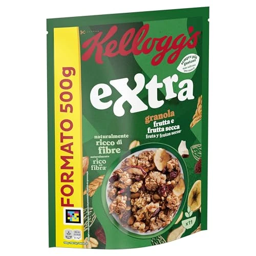 Kellogg's Cereali Extra Fruta, 500 g