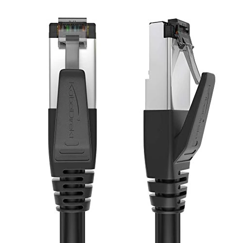 Oferta limitowana: KabelDirekt – Kabel CAT8 Ethernet – 3 m – Kabel sieciowy z odporną na uszkodzenia konstrukcją i błyskawiczną prędkością transmisji 40Gbps (CAT8.1, idealny do Gaming/PS5/Xbox/Switch, RJ45, czarny) z 45.48 zł na 45.48 zł (oszczędź 0.00%)