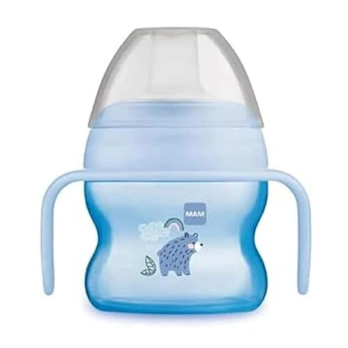 Tijdelijke aanbieding: MAM Starter Cup 150 ml, kinderbeker met lekvrije schenktuit 4+, lichtblauw van 10.88 € naar 10.88 € (0.00% korting)