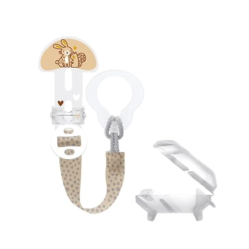 MAM Clip It! & Cover, Chain with Dummy Bag, Neutral