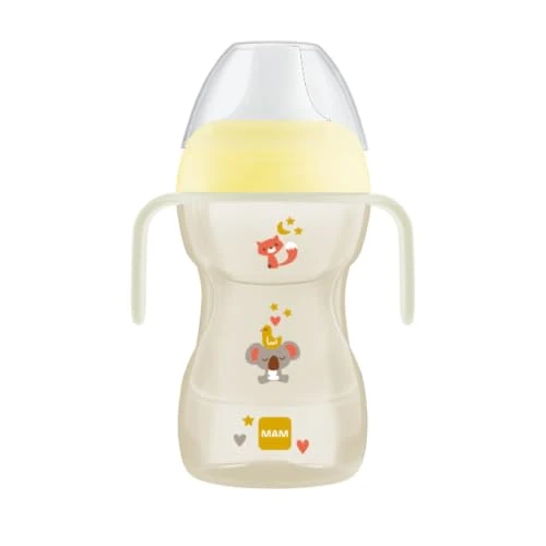 Offerta a tempo: MAM Fun to Drink Cup Night 270 ml, Tazza bambini 8+ mesi, Neutro - 25% da 12.49 € a 9.36 €