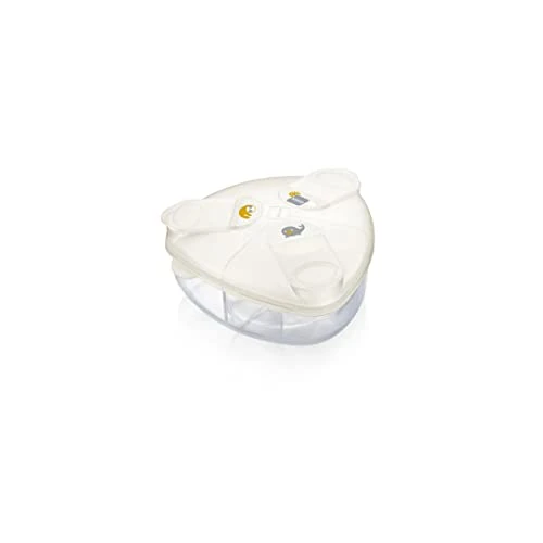 Offerta a tempo: MAM Milk Box Contenitore Latte in Polvere, Porta Latte in Polvere con Scomparti da 40 g, Accessorio per Latte Artificiale e Integratori,Neutro - 44% da 10.99 € a 6.18 €