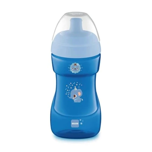 Offerta a tempo: MAM Sports Cup Tazza di Plastica con Beccuccio Antigoccia, 12+ Mesi — 31% da 12,49 € a 8,65 €