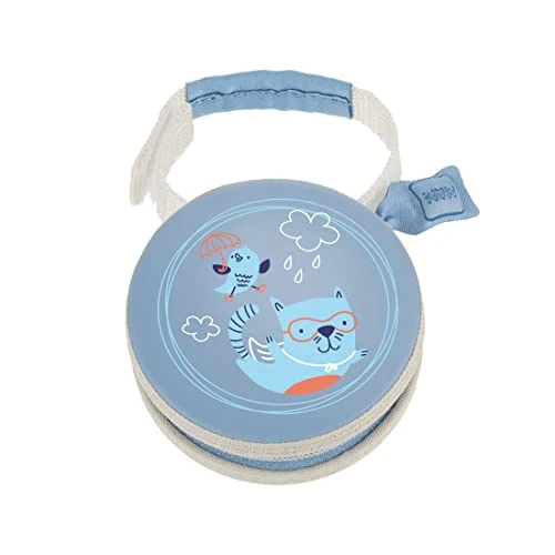 MAM Uchwyt na smoczek, idealny na 2 smoczki, jasnoniebieski