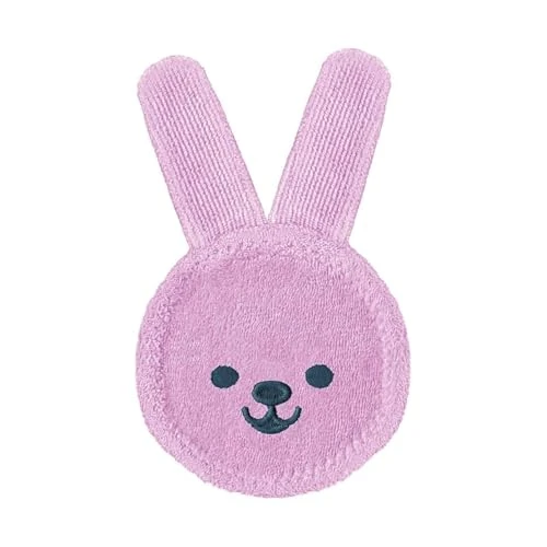 Mam Rabbit Teether Glove for Oral Hygiene Even Pre Teething Microfiber, 0+ Months, Pink