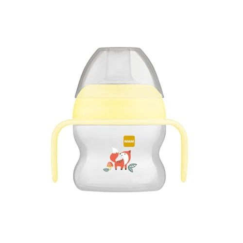 Tijdelijke aanbieding: MAM Starter Cup met antislip handgrepen en schenktuit, vanaf 4 maanden, 150 ml, neutraal van 9.56 € naar 9.56 € (0.00% korting)