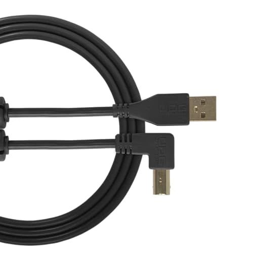 Zeitlich begrenztes Angebot: UDG Ultimate USB Cable – USB 2.0 A-B – High-Speed, Audio-optimiert – Schwarz, Abgewinkelt, 2 m (U95005BL) von 19.80 € auf 9.61 € (51.46% Rabatt)