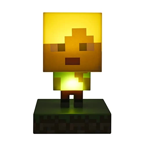 Paladone PP6591MCF Minecraft Alex Icon-Licht BDP Mini-nachtlamp grappig Pixelated Super Bright verzamelstuk, meerkleurig