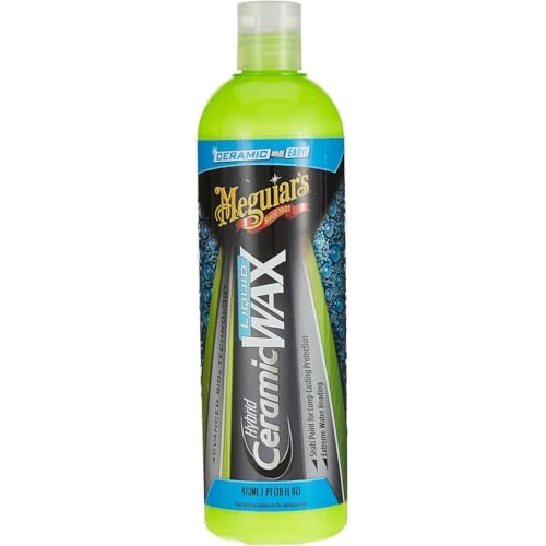 Tijdelijke aanbieding: Meguiar's Hybride keramische vloeibare autowas, geavanceerde SiO2-technologie voor eenvoudige keramische bescherming, langdurige waterkralen en verfafdichtingsmiddel, eenvoudige afveegtoepassing, 473 van 41.99 € naar 28.99 € (31% ko