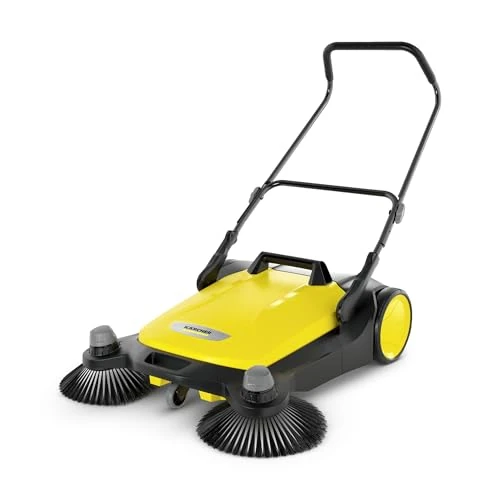 Offerta a tempo: KÄRCHER Spazzatrice a spinta S 6 Twin, 2 spazzole laterali, area: 3000 m²/h, contenitore: 38 l, larghezza di lavoro: 860 mm, impugnatura ergonomica, autoportante, adatta per casa e giardino - 19% da 420.00 € a 341.00 €