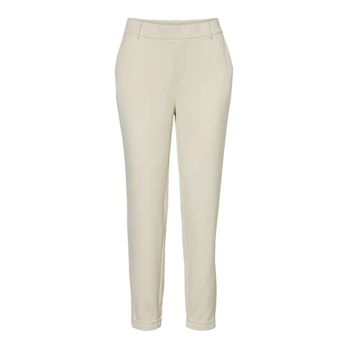 Vero Moda Vmmaya Mr Loose Solid Pant Noos, Pantalones Mujer, Marrón (Birch), XS / 32L