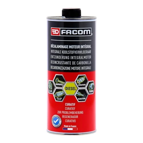 Offerta a tempo: FACOM 006025 Additivo Decarbonizzante Motore Diesel – Trattamento Curativo – Pulizia EGR, Turbo, Catalizzatore e Filtro Antiparticolato (FAP), 1L - 28% da 35.00 € a 25.17 €