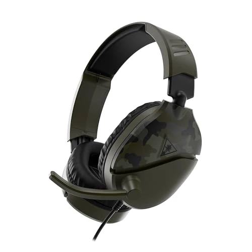 Offre limitee: Turtle Beach Recon 70 Camouflage Vert Casque de gaming multiplateforme pour Xbox Series X, Xbox Series S et Xbox One, PS5, PS4, PS4 Pro, PC et Appareils Mobiles avec prise 3,5 mm de 34.99 EUR a 24.99 EUR (economie 29%)