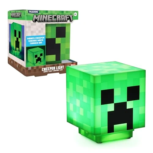 Offerta a tempo: Luce da Scrivania Minecraft Creeper Luce Portatile con Suoni Ufficiali Minecraft - 0.00% da 18.92 € a 18.92 €