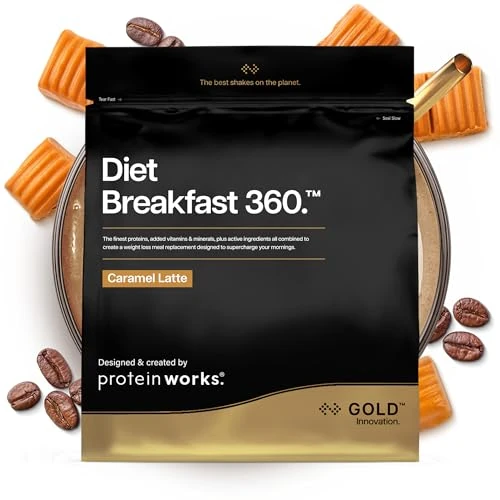 Zeitlich begrenztes Angebot: Protein Works | Diet Breakfast 360 – GOLD Innovation, gesunder Mahlzeitenersatz-Shake für unterwegs, unterstützt Gewichtsverlust, mit Koffein, zuckerarm, Karamell Latte, 36 Portionen, 2kg von 51.78 € auf 51.78 € (0.00% Rabatt)