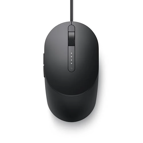 Dell Laser Wired Mouse - MS3220 Black, MS3220-BLK (Black)
