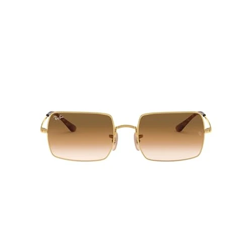 Zeitlich begrenztes Angebot: Ray-Ban Unisex Rectangle Sonnenbrille, Gold, 54 von 155.00 € auf 99.99 € (35% Rabatt)