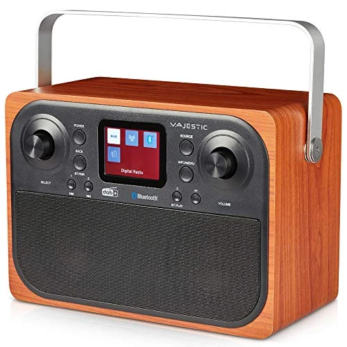 MAJESTIC Radio Dab+, FM (Rt-197dab) Portatile Bluetooth Display Lc Sveglia