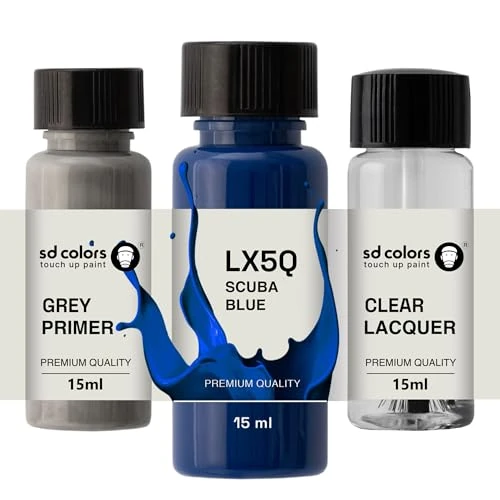 Oferta limitada: SD COLORS SCUBA BLUE LX5Q - Pintura de retoque (15 ML, para reparación de arañazos, código de color, LX5Q, color azul de 14.99 € a 14.99 € (ahorro 0.00%)