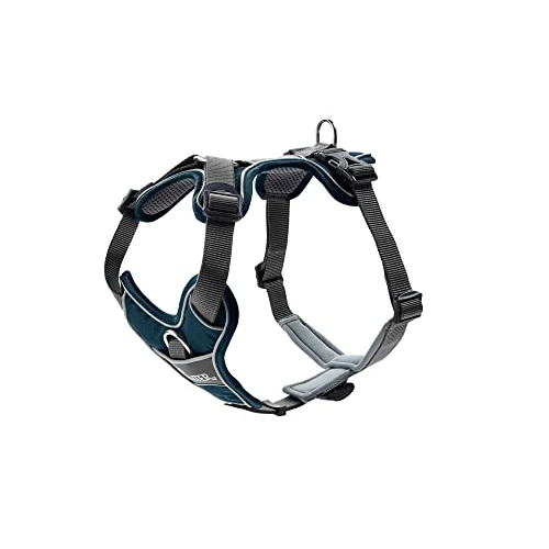 Limited-time offer: HUNTER Divo Dog Harness, S, 45-56 cm, Dark Blue/Grey from 39.35 GBP to 39.35 GBP (save 0%)