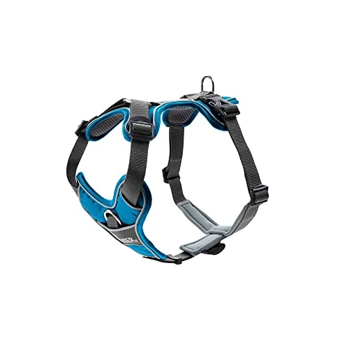 Limited-time offer: HUNTER Divo Dog Harness, M, 56-73 cm, Light Blue/Grey from 30.91 GBP to 30.91 GBP (save 0%)