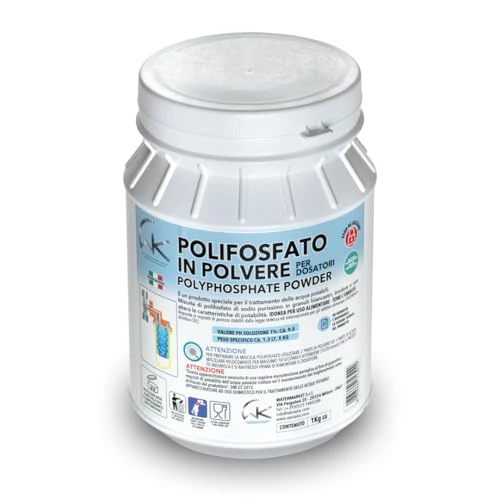 Offerta a tempo: WK - Polifosfati per Caldaia, Ricarica Universale di 1 Barattolo in Polvere da 1 Kg — 10% da 9,90 € a 8,90 €