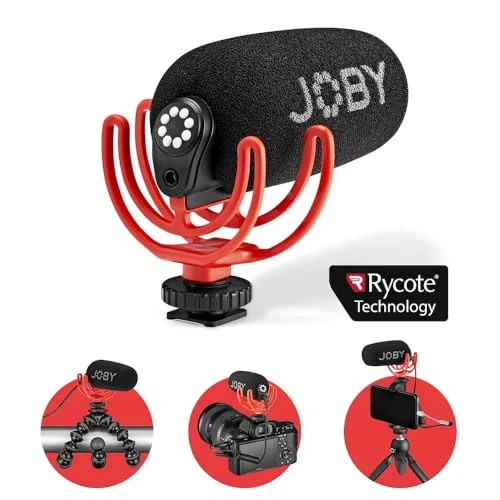 Limited-time offer: JOBY Wavo On-Camera Vlogging Compact Microphone Super Cardioid Pattern with Rycote Duo-Lyre for Smartphone, CSC, Mirrorless, Vlogging, Youtuber, Podcast, IRL, Content Creators from 78.95 GBP to 32.99 GBP (save 58%)