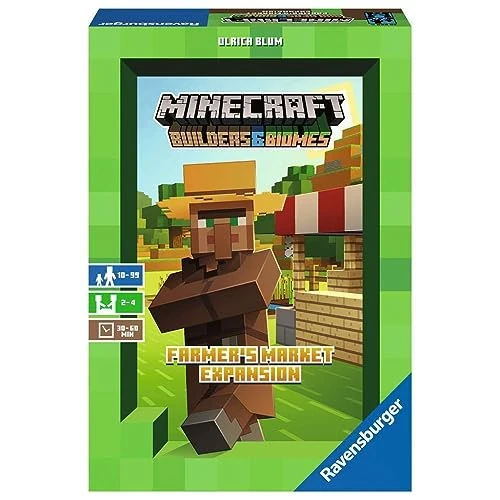 Oferta ograniczona: Ravensburger Minecraft Builders & Biomes Farmer's Market Expansion Pack - Strategy Board Game for Kids Age 10 Years Up (Requires Base Game) z 59.15 EUR na 59.15 EUR (znizka 0%)