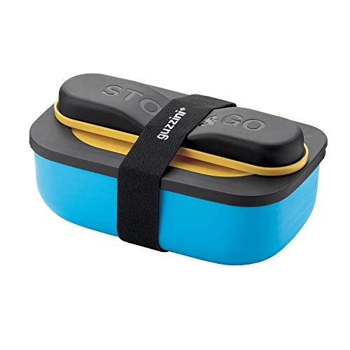 Guzzini Tienda On The Go Lunchbox, Acero Inoxidable Polipropileno, Multicolor, 02
