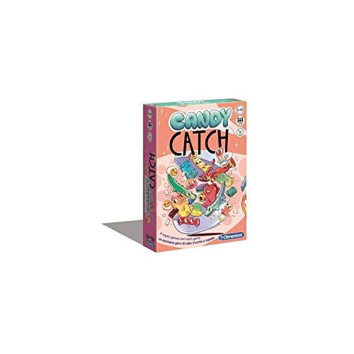 Clementoni 16565, Clementoni Pocket Games - Candy Catch for Children and Adults, Ages 6 years Plus Multi-coloured