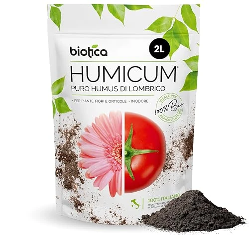 Oferta limitada: BIOTICA Humus de Lombriz HUMICUM – 2 Lt – Fertilizante 100% Natural – Orgánico y Ecológico de 16.98 € a 16.98 € (ahorro 0.00%)