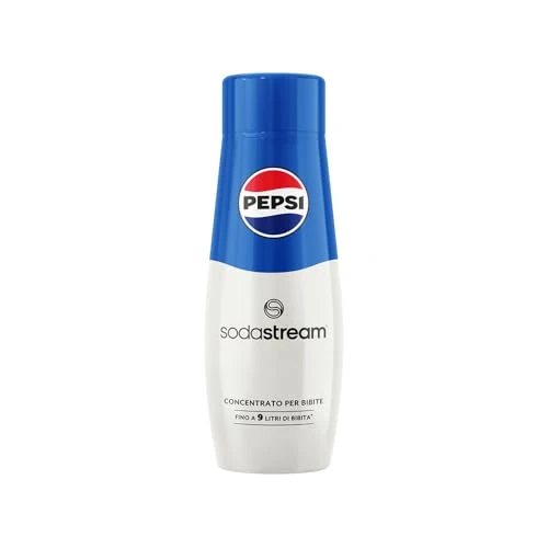 Limitiertes Angebot: SodaStream Sirup Pepsi Cola - 1x Flasche ergibt 9 Liter Fertiggetränk, Sekundenschnell zubereitet und immer frisch, 440 ml von 5.99 EUR auf 4.48 EUR (Spare 25%)