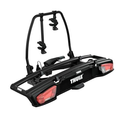 Thule VeloSpace XT Fahrradträger, Fahrradträger Anhängerkupplung Black, 2(3) Bikes