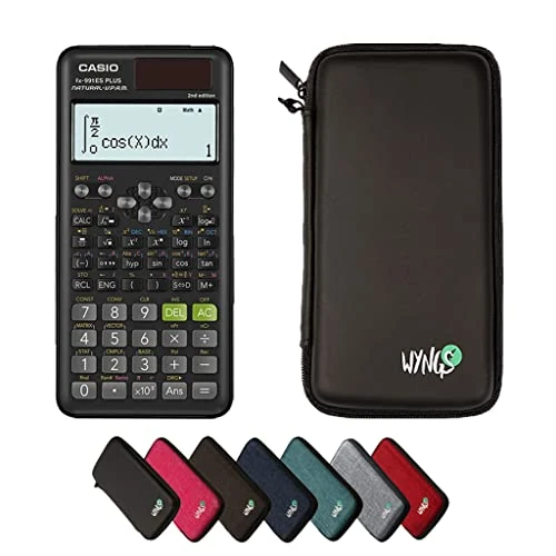 Tijdelijke aanbieding: Casio fx-991ES Plus 2nd edition incl. WYNGS Beschermhoes Zwart - Wetenschappelijke Rekenmachine - Basis Pakket van 36.99 € naar 36.99 € (0.00% korting)