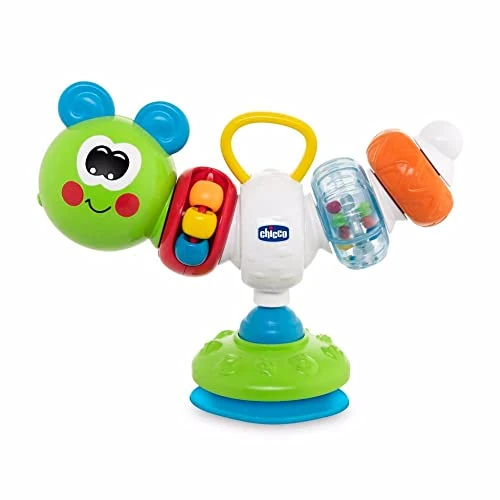 Oferta limitowana: Chicco Grzechotka Elektroniczna z Przyssawką do Wysokiego Krzesełka, z Dźwiękami, Melodiami i Ćwiczeniami Ręcznymi, Baterie w Zestawie, Wielobarwny, 6-36 m z 56.80 zł na 56.80 zł (oszczędź 0.00%)