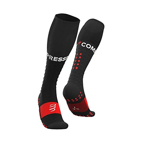 Compresssport - Calze da Corsa ad Alta Compressione - Full Socks Run - Migliorate le vostre Prestazioni - Supporto Muscolare, Comfort Superiore e peso Ultraleggero - Ciclismo, Corsa, Trail e Triathlon